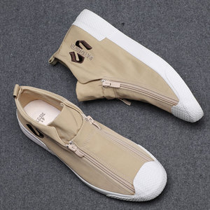 Chaussures décontractées tendance pour hommes, nouvelle collection, baskets montantes <span class=keywords><strong>en</strong></span> toile respirantes et de haute qualité, faciles à enfiler - Product Image 4
