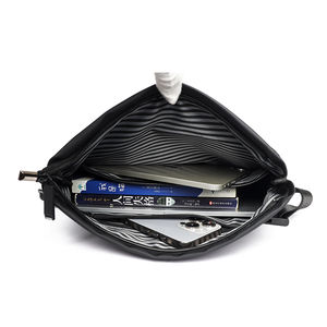 Sac messager tendance pour homme, sac bandoulière <span class=keywords><strong>d</strong></span>écontracté, sac carré pour téléphone portable pour homme avec fermeture éclair et tissu Oxford imperméable et durable - Product Image 6