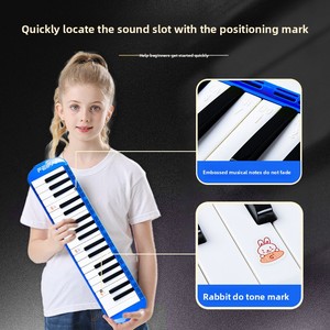Armónica FeiFan de 37 Teclas <span class=keywords><strong>con</strong></span> Estuche Rígido de Plástico para Estudiantes de Primaria Principiantes - Entretenimiento para Juegos de Mesa y Presentaciones Escolares - Product Image 2