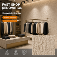 Vente flash : carrelage en argile modifié ignifuge et imperméable, effet pierre moderne, pour les murs intérieurs des hôtels et des salons