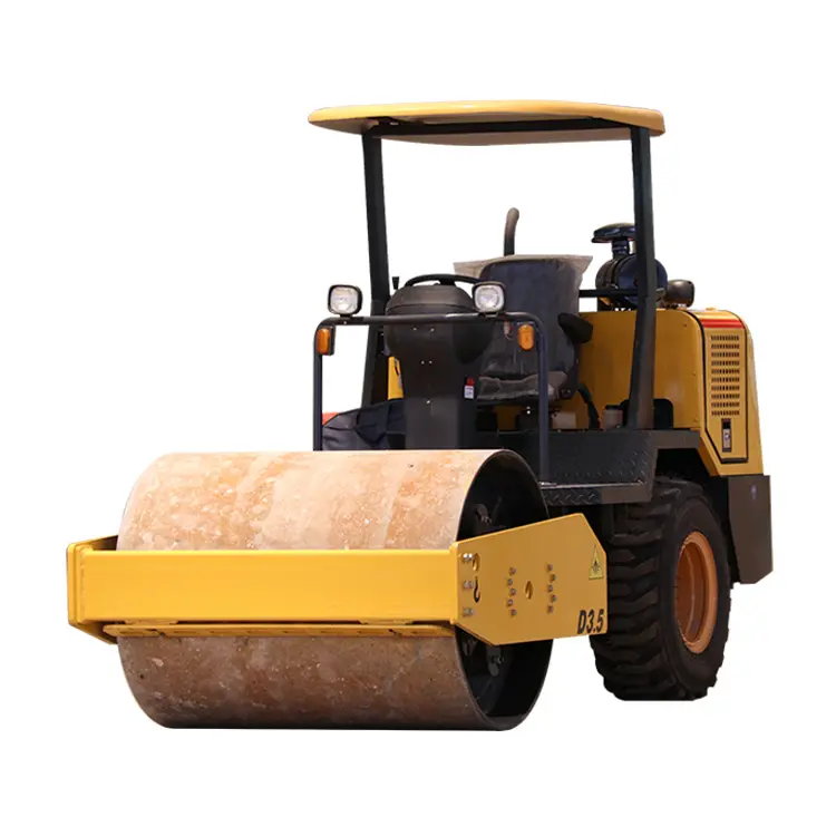 Heavy Big Large Wheel Rubber Tire Vehicle Small Pneumatic Tyre Tyred 3.5T 3.5 Ton Road Roller Price for Sale