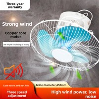 Ventilateur électrique de plafond de 18 pouces FD-45 pour dortoir scolaire, ventilateur de plafond suspendu oscillant de 18 pouces