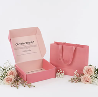 Caja de Embalaje Plegable, Resistente y Biodegradable, con Logotipo Personalizado, para Productos Cosméticos en Tiendas Online