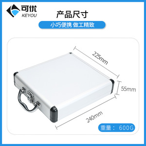 Caja de Almacenamiento de Lentes de Aleación de Aluminio Keyou 3038, Estuche Moderno y Duradero para Exhibición de Gafas, Caja de Almacenamiento con Inserto, Origen Zhejiang - Product Image 4
