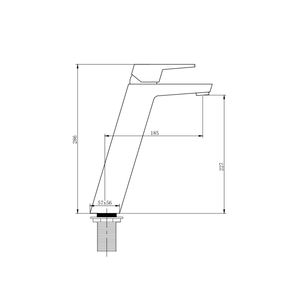 Grifo moderno <span class=keywords><strong>de</strong></span> lavabo <span class=keywords><strong>de</strong></span> baño montado en cubierta <span class=keywords><strong>de</strong></span> un solo orificio <span class=keywords><strong>Grifos</strong></span> <span class=keywords><strong>de</strong></span> latón frío y caliente <span class=keywords><strong>de</strong></span> un solo mango con núcleo <span class=keywords><strong>de</strong></span> válvula <span class=keywords><strong>de</strong></span> cerámica - Product Image 2