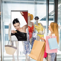 Écran LCD mural LCD Vitrine Écran transparent Signalisation numérique pour magasin