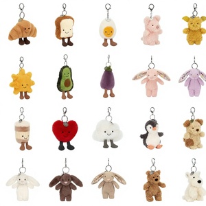 Pendentif en peluche Jellycatt, modèle ours Barcelo standard, sac en forme d'aubergine, pingouin, vente en gros, cadeau, poupée à lancer pour mariage - Product Image 2