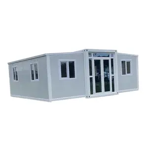 Nhà làm container văn phòng di động Modular thiết kế prefab mở rộng Container vận chuyển nhà Mỹ prefab nhà