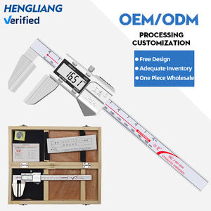 <span class=keywords><strong>Calibrador</strong></span> digital electrónico Hengliang, calibradores <span class=keywords><strong>Vernier</strong></span> de carcasa metálica de alta precisión, superficies anchas, estilo pico de pato, acero inoxidable - Product Image 2