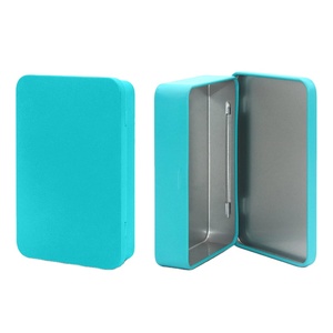 Изготовители, изготовленные по индивидуальному заказу, размер и печать, пищевая маленькая металлическая шарнирная упаковка, жестяная коробка - Product Image 2