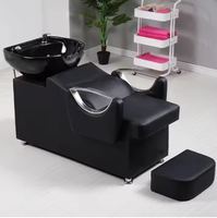 Promotion exceptionnelle : Fauteuil de lavage et de spa capillaire pour salon de coiffure, personnalisable, confortable, avec fonction massage et bac intégré
