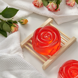 Fleur Fait <span class=keywords><strong>Main</strong></span> Rose <span class=keywords><strong>Savon</strong></span> Artificiel - Product Image 3