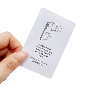 Carte-clé d'hôtel en plastique PVC RFID D50 Puce Fudan08 Carte intelligente RFID de bienvenue - Product Image 5