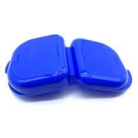 Boîte de retenue dentaire orthodontique, en plastique, taille variable, couleur bonbon personnalisée, 50 pièces