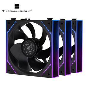 Ventilateur de boîtier PC Thermalright TL-M12Q 120 mm ARGB, haute performance (CFM), silencieux, PWM, avec miroirs infinis et conception 3-en-1 connectable - Product Image 1