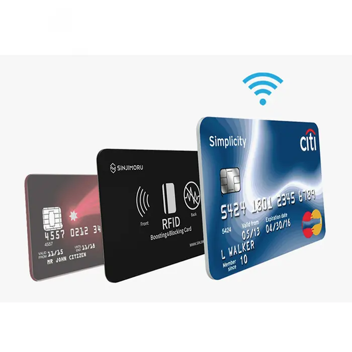 Carta di pagamento bancaria con Chip EMV certificata Smart Card prepagata a doppia interfaccia per la finanza