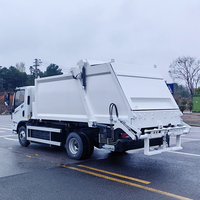 Camion compacteur de déchets électrique grande capacité BY-YS12000 12 tonnes, 12 m³, véhicule de collecte des ordures à chargement arrière EV, zéro émission