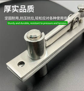 Charnière de porte à axe rotatif traditionnelle en acier inoxydable avec design dissimulé pour une utilisation en hôpital et à l'école, durable et facile à installer - Product Image 3