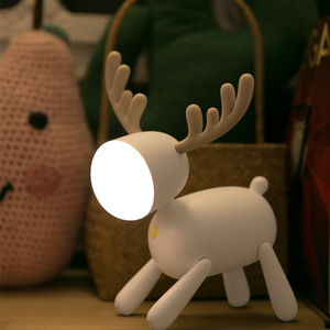 Lampe de chevet Led en forme de <span class=keywords><strong>cerf</strong></span>, 5v, pour chambre d'enfant, décoration de nuit - Product Image 4