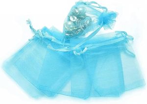 Reliable Shipping Organza Bags Bulk <b>Drawstring</b> Sheer Fabric <b>Pouches</b> Jewelry Packaging Wedding Party Christmas Favor Bags RTS - Product Image 4