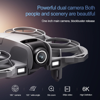 Drone Mini P36 480P Kamera Ganda yang Dapat Disesuaikan, Aksesoris Drone, Drone Mainan Cocok untuk Anak-anak dan Pemula