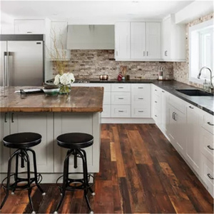 Prima <span class=keywords><strong>Kitchenette</strong></span> avec cuisinière et réfrigérateur Armoires de cuisine contemporaines en placage de bois - Product Image 5