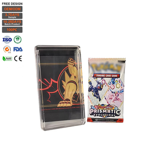 Étui de présentation moderne et portable en acrylique pour cartes Pokémon Toploader, paquets de boosters et collections de cartes à collectionner – Protection optimale - Product Image 1