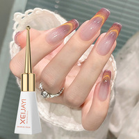 XEIJAYI Vente en gros – Vernis à ongles gel UV Macaron Candy 6 couleurs 10 ml pour nail art DIY avec violet prune – Fournisseur d'usine