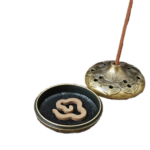 Quemador de Incienso de Cerámica con Diseño IMooo, Utensilios Budistas Chinos, Aromático, Duradero, para Decoración del Hogar en Todas las Estaciones, Precio de Fábrica - Product Image 1