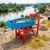 Table vibrante Gemini sans mercure pour l'extraction minière à petite échelle, table de secouage Gemini pour la récupération de l'or fin