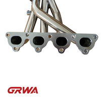 Collecteur d'échappement GRWA pour Honda Civic 1988-2000 D16 EX LX DX CX VX HX SS201, finition polie miroir