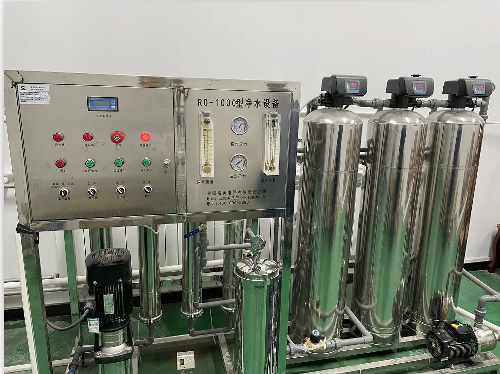 Depósito de filtro de equipo de agua comercial 1000USD máquina suavizante con planta de equipo de tratamiento de agua de acero inoxidable