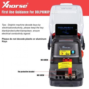 Máquina de Corte de Llaves Automática Portátil Xhorse Dolphin II XP-005L XP005L con Pantalla Ajustable - Product Image 3