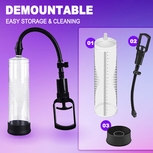 مضخة سيليكون مساعدة على زيادة سماكة القضيب ABS لفترة أطول مساعدة على العجز الجنسي للرجال - Product Image 4