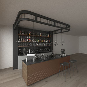 사무실 건물 및 쇼핑몰을 포함한 여러 사용자 정의 현대적인 디자인 바 카운터 하이 퀄리티 - Product Image 2