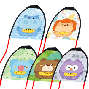 <span class=keywords><strong>Cometa</strong></span> deslizante elástica para niños, material de tela, esqueleto de plástico, juguete para jugar al aire libre de 2 a 4 años, unisex, para parque, camping, primavera - Product Image 2