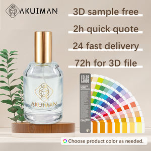 Elegante Luxus Großhandels Runde 30ml Leere Klare Parfüm Zerstäuber Flasche Glas mit Verpackungsbox - Product Image 5