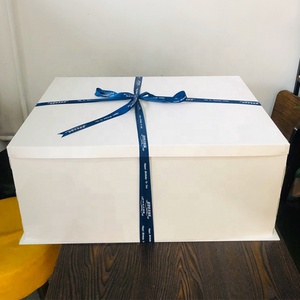 Dropshipping Transparent Cake <b>Box</b> Color Custom Packaging 3 in 1 Plastic Cake Gift <b>Box</b> - Product Image 1