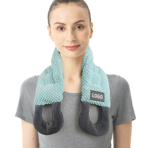 Coussin chauffant pour micro-ondes pour le cou et les épaules Grand paquet de chaleur humide avec des graines de lin à base de plantes Nature apaisante - Product Image 1