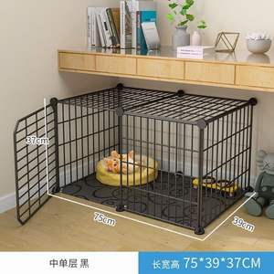 Sólido gato gaiola WC com bandeja de plástico e caixa Eco-Friendly respirável interior estilo aberto gabinete para gatos domésticos - Product Image 6