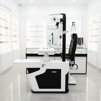 Medical Optometry Equipment Motorized Eye Test Workstation Ophthalmic Unit Electrical Refraction Comebined Table and Chair Set