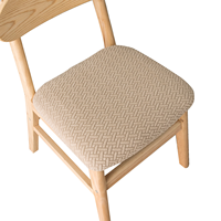Housse de tabouret en polaire jacquard haute densité à motif quadrillé, extensible, qualité commerciale, pour hôtel, vente en gros