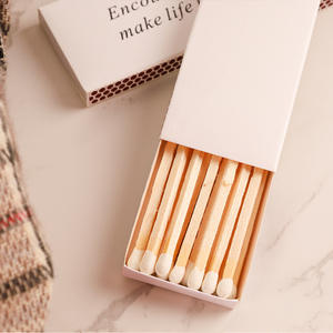 Palo <span class=keywords><strong>de</strong></span> madera colorido personalizado seguridad largo negro fósforos a granel - Product Image 4