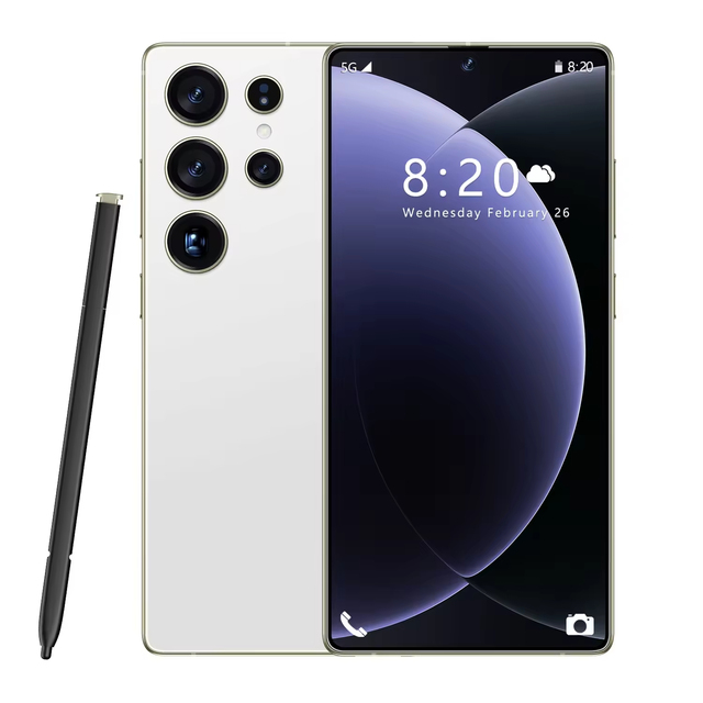 Original S26 Ultra SmartPhone 5G 7.3HD Screen 16G+1TB 8000Mah 72MP Android14 Dual Sim Face Unlock LTE/CDMA Cellular Mobile