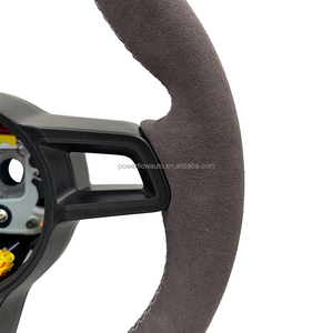 Volante sin Palanca de Cambios Color Gris para Porsche Panamera Cayman 987 718 Cayenne <span class=keywords><strong>Macan</strong></span> Taycan 991 992 911 - Product Image 5