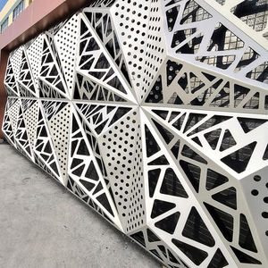 Façades modernes en aluminium découpé au laser à <span class=keywords><strong>double</strong></span> <span class=keywords><strong>peau</strong></span>, extérieurs, murs rideaux en verre et en acier, systèmes de panneaux de clôture décoratifs pour jardin - Product Image 4