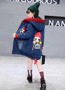 Nouvelles vestes pour enfants de qualité supérieure, vêtements d'hiver, vêtements d'extérieur pour femmes, manteaux en jean pour filles de Chine - Product Image 6