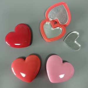 Y031 1.4g INS 2025 Mini Caja de Lápiz Labial con Forma de Corazón de Durazno, Linda y en Oferta, con Espejo, Plástico ABS, Caja de Muestra Pequeña para Cosméticos - Product Image 2