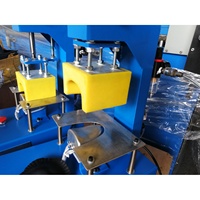 Machine de fabrication de chaussures à faible coût pour orteils chauds à une tête pneumatique de type table