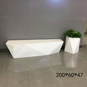 Fiberglass <b>Outdoor</b> <b>Bench</b> Stone Shape Modern Patio Seating Durable Garden Furniture for <b>Outdoor</b> Use <b>outdoor</b> furnitures - Product Image 5